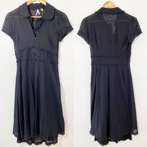 Anthropology Brand Maeve Black Dress